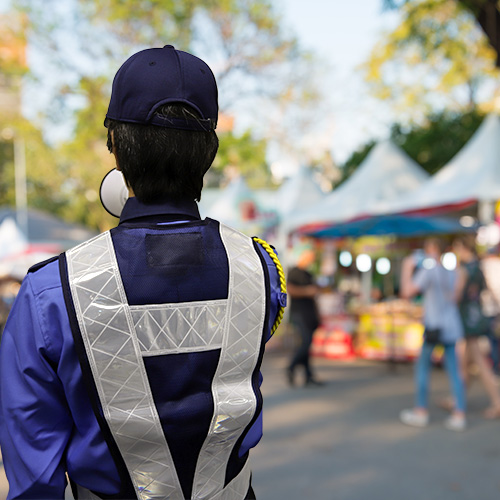 イベント警備業務（雑踏警備）